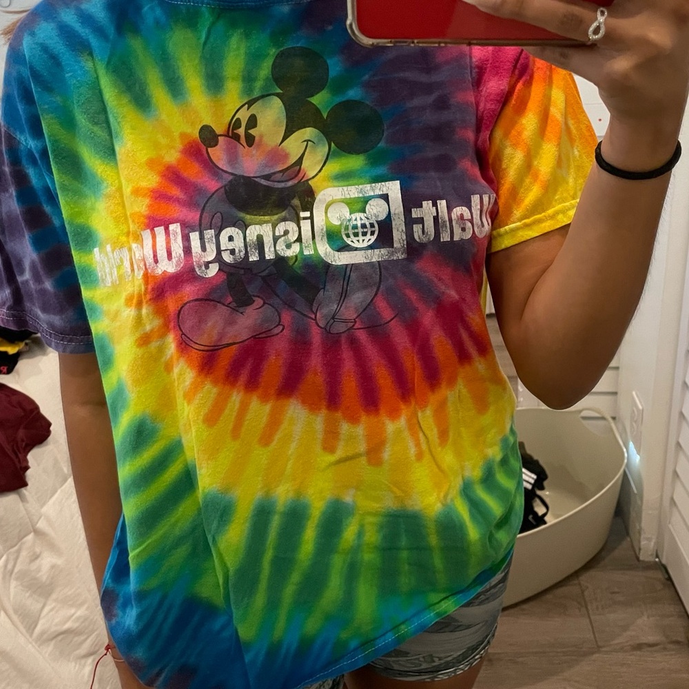 Tye dye Walt Disney shirt